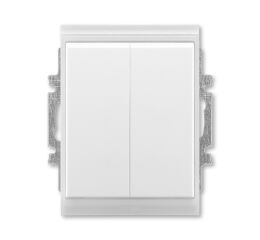 Element® 3558E-A05940 01 přepínač sériový, řazení 5, IP44 barva bílá / ledová bílá ABB