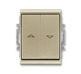 Element® 3558E-A88943 33 ovládač  žaluziový jednopólový, řaz. 1/0+1/0 s blok., IP 44 ABB