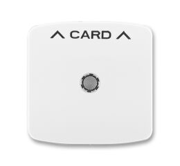 Tango 3559A-A00700 B kryt spínače kartového, s čirým průzorem barva bílá *ABB