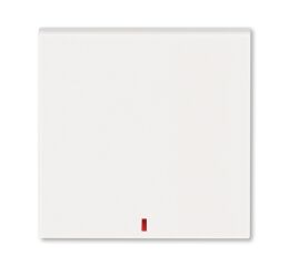 Levit®M 3559H-A00655 68 kryt spínače kolébkového s červeným průzorem barva perleťová / ledová bílá ABB