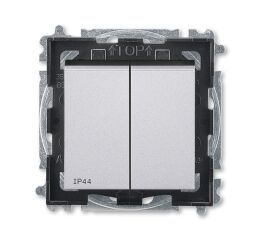 Levit®M 3559H-A05940 70 přepínač sériový, s krytem, řazení 5, IP44 barva titanová / kouřová černá ABB