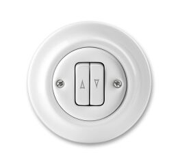 Decento® 3559K-C88345 ovládač žaluziový barva bílá (porcelán) ABB