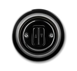 Decento® 3559K-C88345 N ovládač žaluziový barva černá (porcelán) ABB