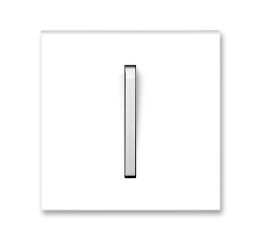 Neo® 3559M-A00651 01 kryt spínače jednoduchý s páčkou barva bílá / ledová bílá ABB