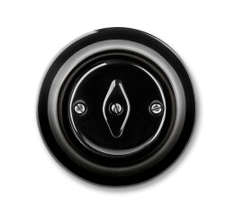 Decento® 3560K-C07345 N přepínač křížový, otočný barva černá (porcelán) ABB