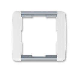 Element® 3901E-A00110 04 rámeček jednonásobný barva bílá / ledová šedá ABB