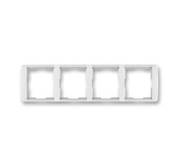 Element® 3901E-A00140 01 rámeček čtyřnásobný, vodorovný barva bílá / ledová bílá ABB