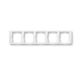 Element® 3901E-A00150 03 rámeček pětinásobný, vodorovný barva bílá / bílá ABB