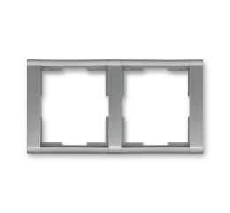 Time® 3901F-A00120 36 rámeček dvojnásobný, vodorovný barva ocelová ABB