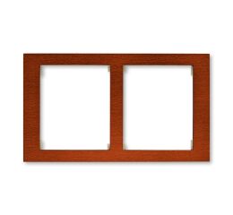 Time®Arbo 3901F-A50120 53J rámeček dvojnásobný, vodorovný barva mahagon ABB