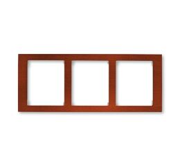 Time®Arbo 3901F-A50130 53J rámeček trojnásobný, vodorovný barva mahagon ABB
