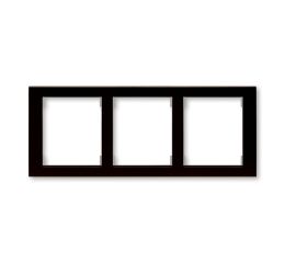 Time®Arbo 3901F-A50130 54J rámeček trojnásobný, vodorovný barva wenge ABB