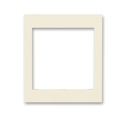 Levit® 3901H-A00355 17 kryt  rámečku s otvorem 55x55, střední barva slonová kost * ABB