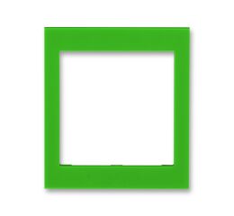 Levit® 3901H-A00355 67 kryt  rámečku s otvorem 55x55, střední barva  zelená * ABB