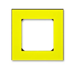 Levit® 3901H-A05010 64 rámeček   jednonásobný barva žlutá / kouřová černá * ABB