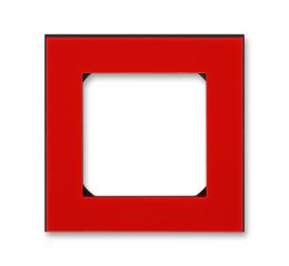Levit® 3901H-A05010 65 rámeček   jednonásobný barva červená / kouřová černá * ABB