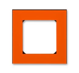 Levit® 3901H-A05010 66 rámeček  jednonásobný barva  oranžová / kouřová černá * ABB