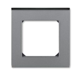 Levit®M 3901H-A05010 69 rámeček jednonásobný barva ocelová / kouřová černá ABB