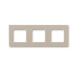 Levit® 3901H-A05030 18 rámeček trojnásobný, pro vodorovnou i svislou montáž barva macchiato / bílá *  ABB