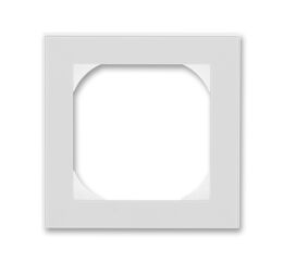 Levit® 3901H-A05510 16 rámeček  jednonásobný s otvorem 55x55 barva šedá / bílá * ABB