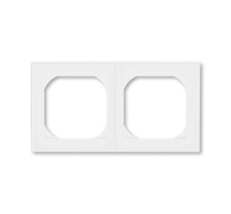 Levit® 3901H-A05520 03 rámeček   dvojnásobný s otvorem 55x55 barva  bílá / bílá  *ABB