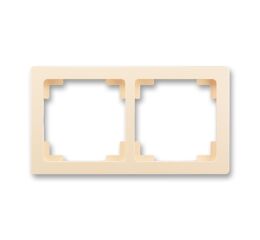 Swing®L 3901J-A00020 C1 rámeček dvojnásobný, pro vodorovnou i svislou montáž barva  krémová * ABB