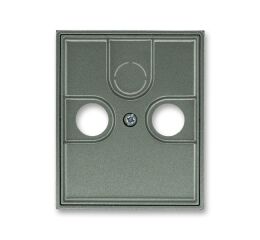 Time® 5011E-A00300 34 kryt zásuvky televizní, rozhlasové (a satelitní) barva antracitová ABB