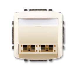 Tango 5014A-A00420 C kryt zásuvky komunikační (pro prvky R&M freenet)barva slonová kost *ABB