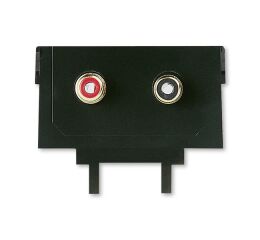 Maska nosná 5014A-A2206 s konektory (2x zásuvka CINCH)