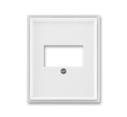 Element® 5014E-A00040 01 kryt zásuvky komunikační přímé (pro HDMI, USB, VGA, USB nabíječku) barva bílá / ledová bílá ABB