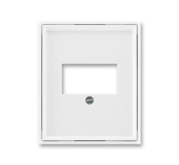 Element® 5014E-A00040 03 kryt zásuvky komunikační přímé (pro HDMI, USB, VGA, USB nabíječku) barva bílá / bílá ABB