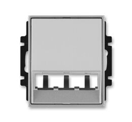 Time® 5014E-A00400 08 kryt pro šikmé osvětlení s LED nebo pro prvky Panduit Mini-Com barva titanová ABB