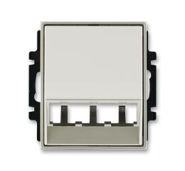 Time® 5014E-A00400 32 kryt pro šikmé osvětlení s LED nebo pro prvky Panduit Mini-Com barva starostříbrná ABB