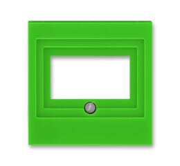 Levit® 5014H-A00040 67 kryt zásuvky reproduktorové, komunikační přímé nebo přístroje USB barva zelená * ABB