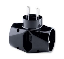Adaptor rozbočovací, chráněný *5323-23 N černá ABB