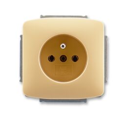 Tango 5518A-A2349 D zásuvka jednonásobná s ochranným kolíkem barva béžová *ABB