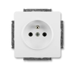 Swing® 5518G-A02349 B1 zásuvka jednonásobná s ochranným kolíkem barva jasně bílá  *ABB
