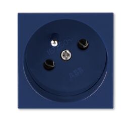 Zásuvka 45x45 s ochranným kolíkem *5525N-C02347 M5 safírová modrá ABB