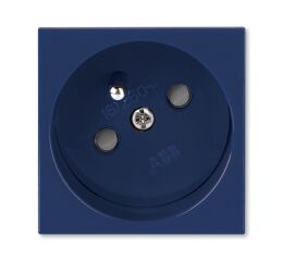 Zásuvka 45x45 s ochranným kolíkem, s clonkami *5525N-C02357 M5 safírová modrá ABB