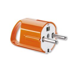 Vidlice sdružená s ouškem a postranním vývodem, 16 A *5537-206 P oranžová (RAL 2004) ABB