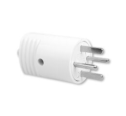 Vidlice s přímým vývodem, 10 A, 440 V AC, vzor D *5538N-C01704 B bílá ABB