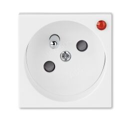 Zásuvka 45x45, s ochr. před přepětím, s optickou signalizací 5595N-C02357 B