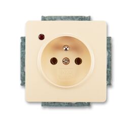 Swing® 5598G-A02349 C1 zásuvka jednonásobná, s ochranou před přepětím barva krémová *ABB