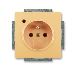 Swing® 5598G-A02349 D1 zásuvka jednonásobná, s ochranou před přepětím barva béžová *ABB