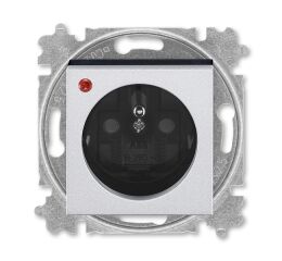 Levit®M 5599H-A02357 70 zásuvka jednonásobná, s ochranou před přepětím barva titanová / kouřová černá ABB