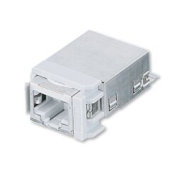 Zásuvka RJ 45-8 Cat. 6 stíněná (R&De Masssari) - do nosné masky, R304373