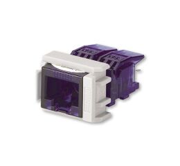 Zásuvka R304374  RJ 45-8 Cat. 6 nestíněná (R&De Masssari) - do nosné mas., šedá