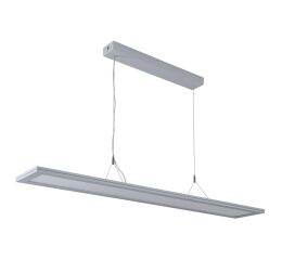 MODUS ART5000, závěsný  obdélník 200x1210mm, LED direkt 830, indirekt RGB,  bez motivu, bílý, vč. závěsné sady a přívodu