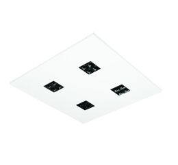 MODUS ES4000, LED 840, vestavný čtverec A, modul 625, černý reflektor 4x4, optika 80°, driver 1050mA
