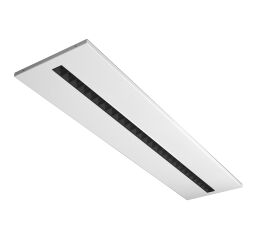 MODUS ES4000, LED 840, vestavný obdélník C, modul 600, 1x černý reflektor, optika 80° , driver 700mA